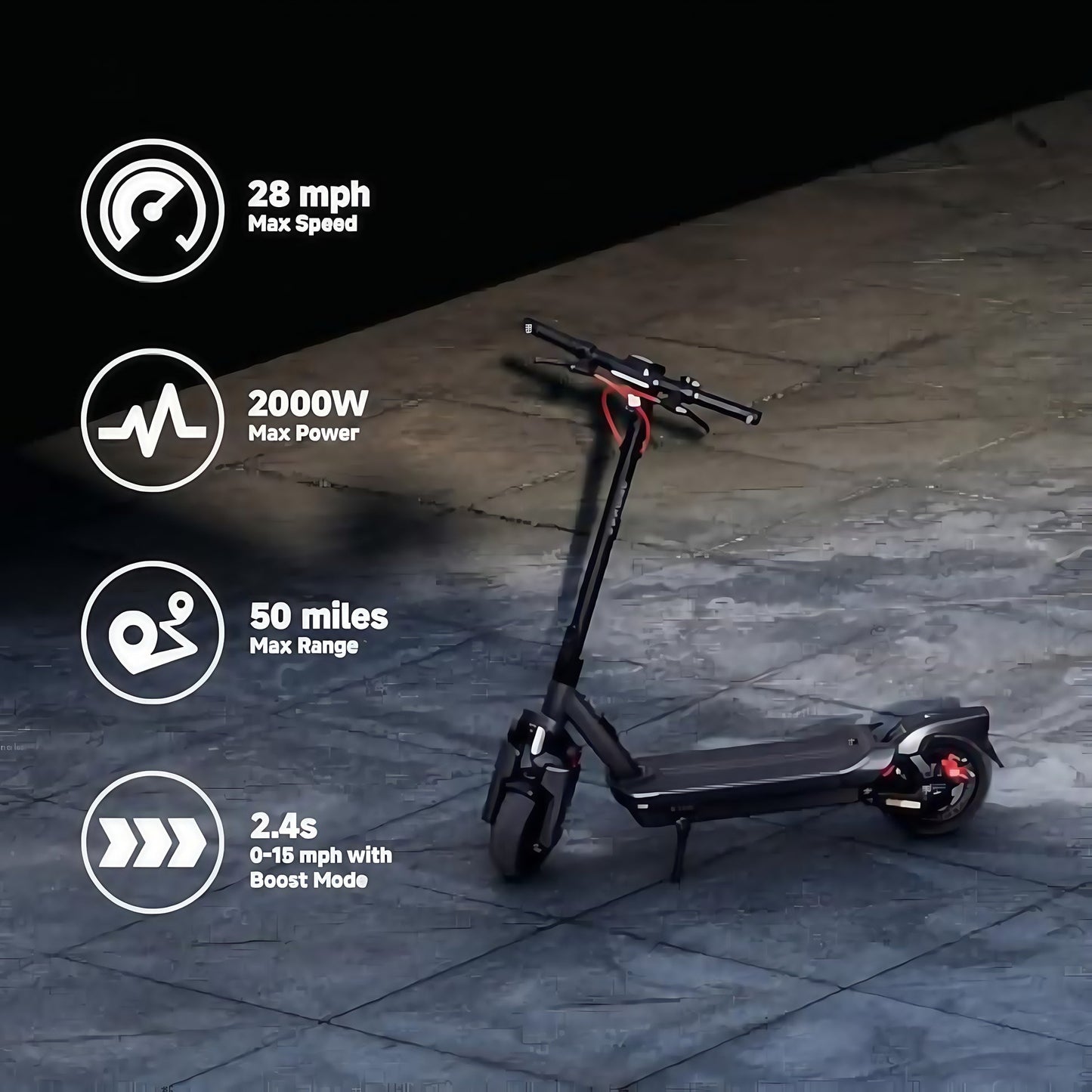 Xiaomi Ninebot E2 Pro E-Scooter - Extended Range, Fast Fold, 10" Tires, Headlight - Adult